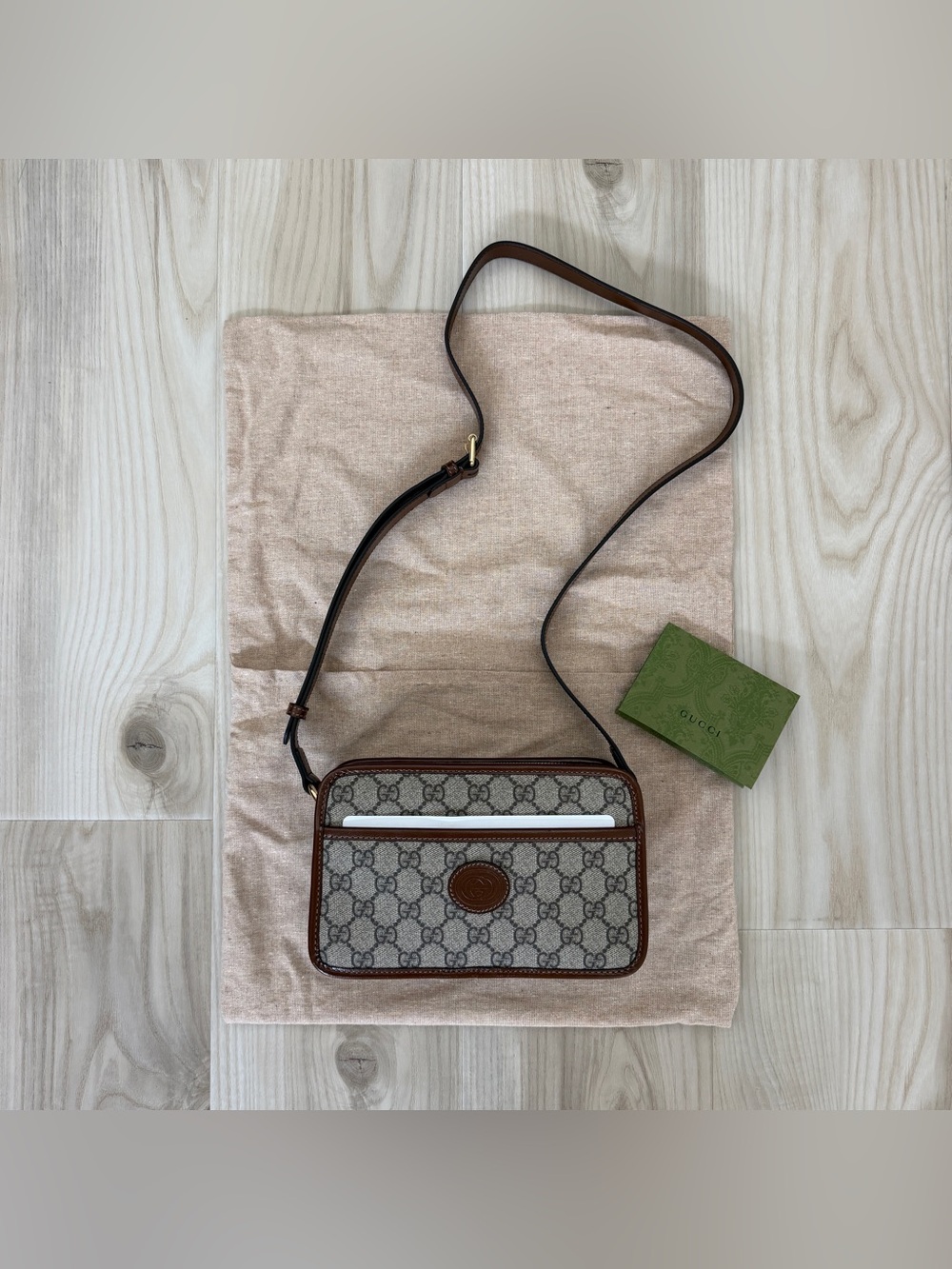 Gucci Interlocking G Patch Camera Bag